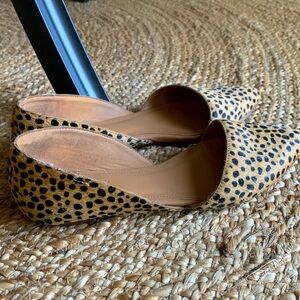 JCrew Calf Hair Ballet Flats